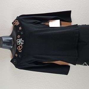 Russell Scott | NWT Copper Canyon Group 2 Piece Top/Pants Embroidered Beaded